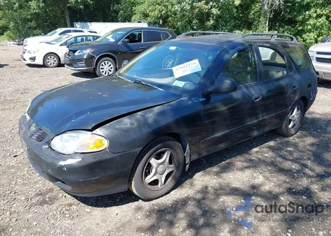 1999 Hyundai Elantra Gl из США, поврежденный, VIN KMHJW25F9XU146178